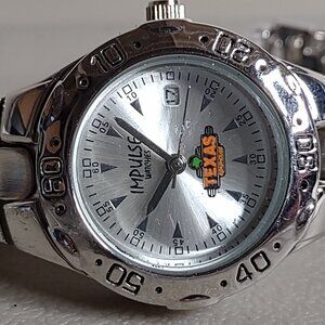 Very Cool Untested Silver Tone Texas Roadhouse Watch